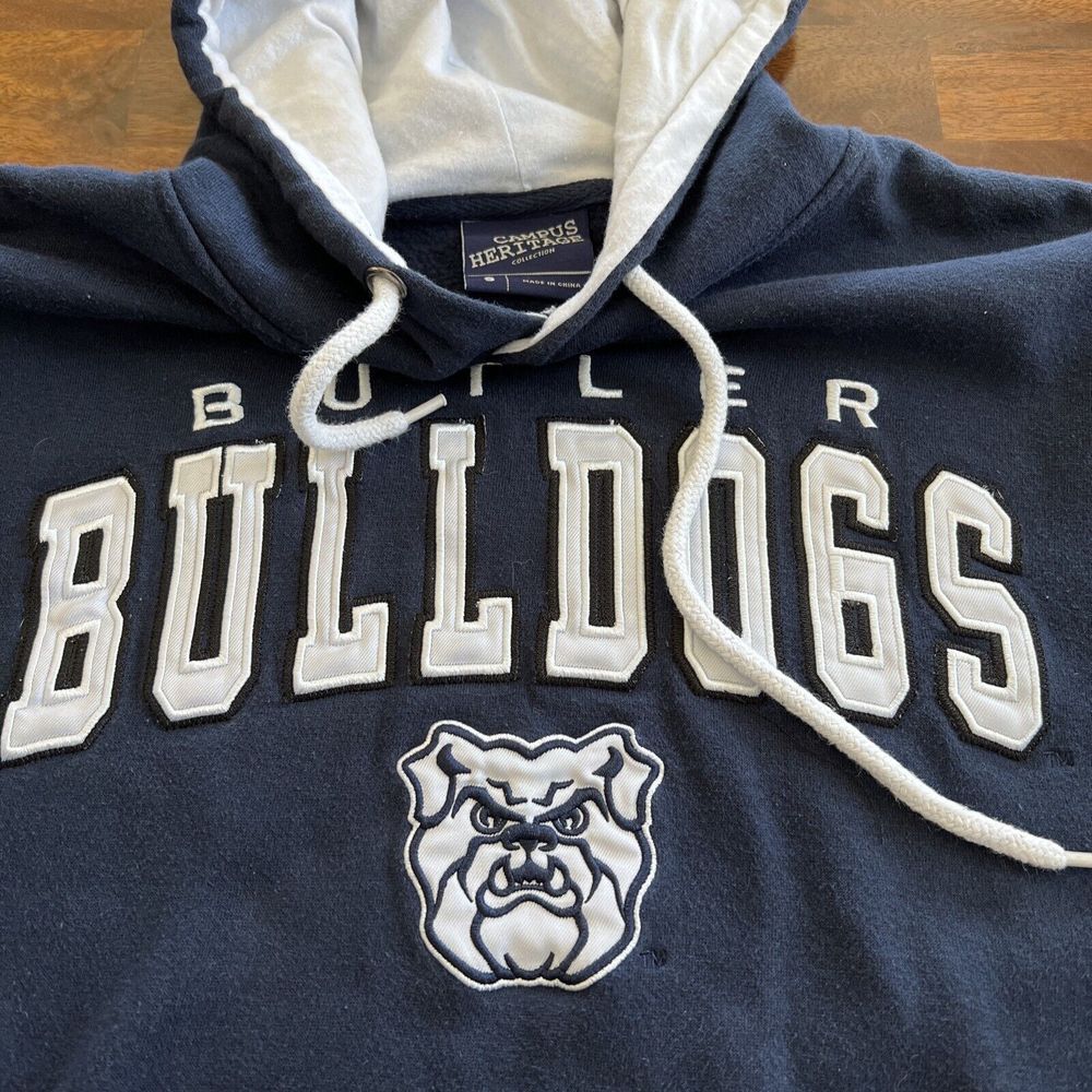 Butler University Long Sleeve Hoodie Size Small Campus Heritage
